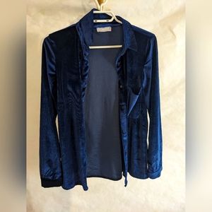 Milan Kiss Italian velvet blouse